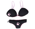 Polyester Pet Playing Toys Set Bikini Shaped Durable Squeaky Dog Chew Interactive Toys