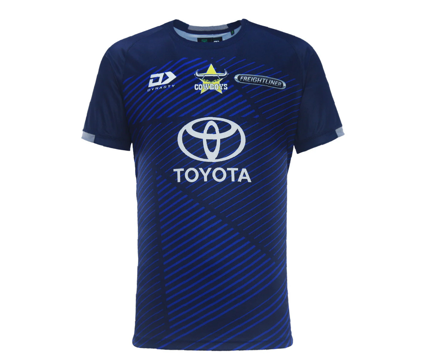 North Queensland Cowboys NRL 2024 Dynasty Navy Training Tee Sizes S-7XL!