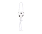 Pet Toy Molar Tooth Cleaning for Dogs Football Basketball Rugby Chew Cotton Rope (Football)