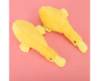 Plush Pet Dog Chew Toys Yellow Duck Shape Dogs Puppy Bite Squeaky Sound Interactive Toy