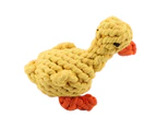 1Pc Cute Duck Shaped Dog Toy Cotton Rope Dogs Puppy Chew Fetch Toys