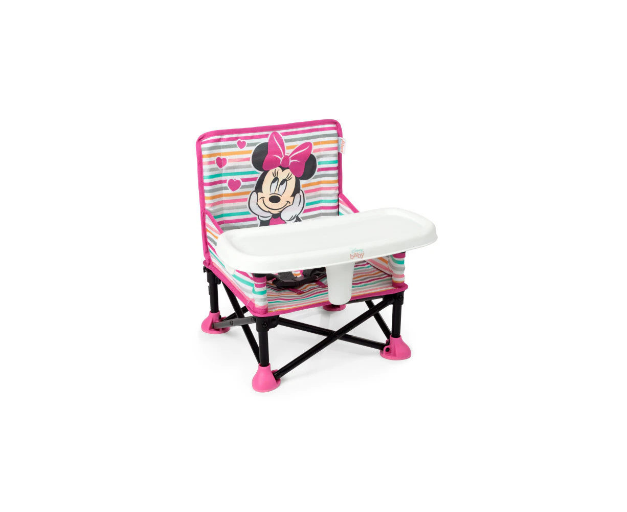 Bright Starts Minnie Mouse Pop ‘N Sit Baby/Infant Portable Booster Seat 6m+