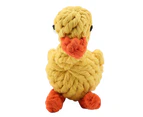 1Pc Cute Duck Shaped Dog Toy Cotton Rope Dogs Puppy Chew Fetch Toys