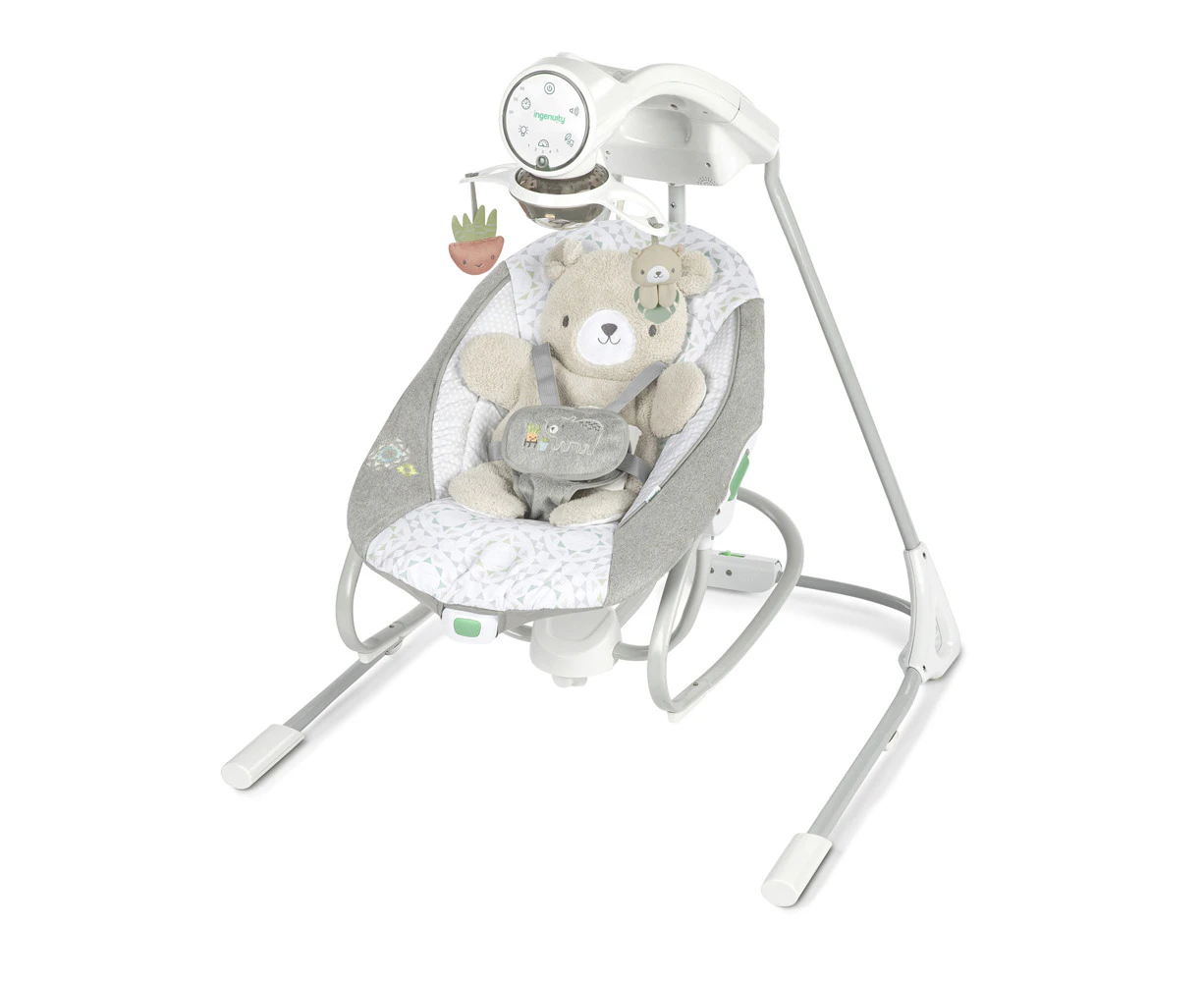 Ingenuity Inlighten Soothing Baby/Infant/Toddler Swing & Rocker Nate 0m+