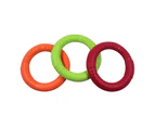 Pet Flying Ring Toy Bite Resistant Floating Interactive EVA Dog Flying Disc for Puppy Training Chewing Small Orange