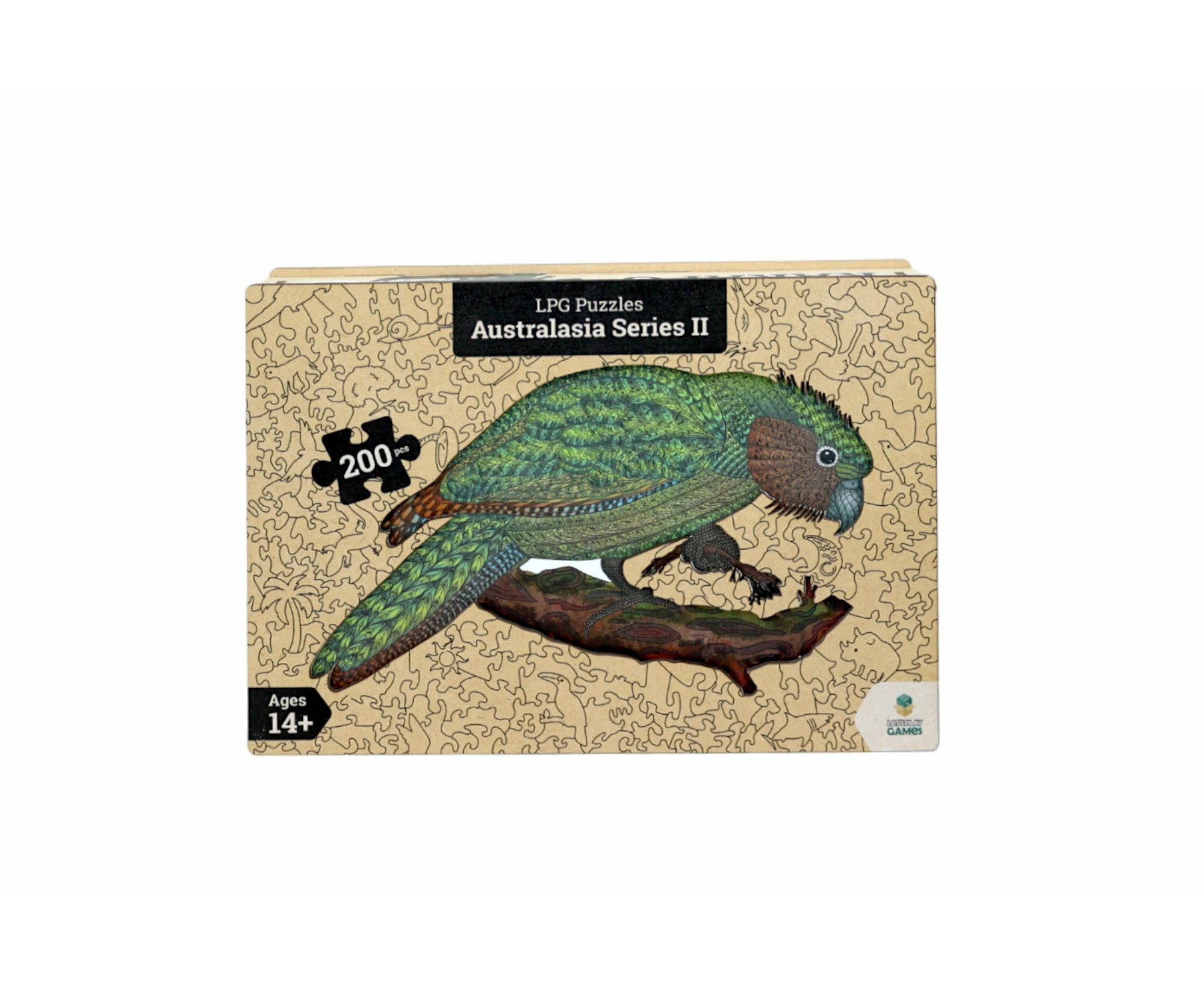 Lpg Puzzles Wooden Oceania Animals Series 2 Kakapo