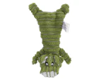 Pet Vocal Toy Corduroy Puppy Cat Biting Training Interative Plaything for Small Medium DogGreen