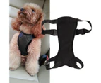 Dog Car Harness Seatbelt Set Breathable Mesh Adjustable Dog Safety Vest Harness with Seatbelt for Car XL