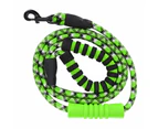 Reflective Pet Pulling Leash Safety Rope for Medium Large Dogs Running Walking TrainingGreen