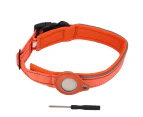 Dog Collar Anti Lost Locating Tracking Nylon Reflective Dog Collar for Hiking Climbing Jogging48-55cm