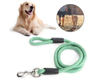 Pet Dog Collar Traction Rope Bite Resistant Strap Pets Dogs Cats Belt for Outdoor Walkingarmy green L