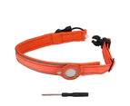 Dog Collar Anti Lost Locating Tracking Nylon Reflective Dog Collar for Hiking Climbing Jogging48-55cm