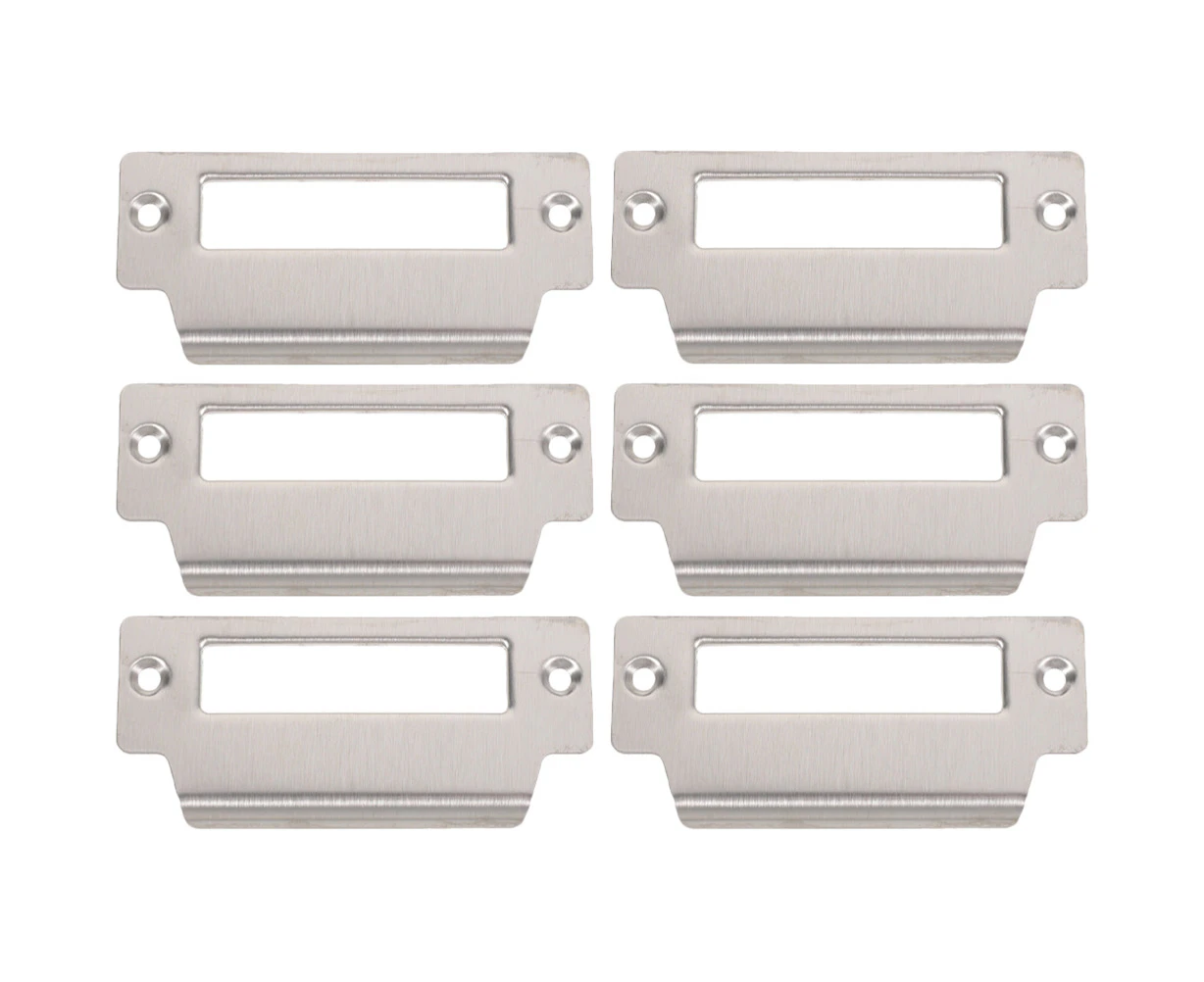 6pcs Deadbolt Strike Plate Stainless Steel Garage Door Reinforcement Door Cover