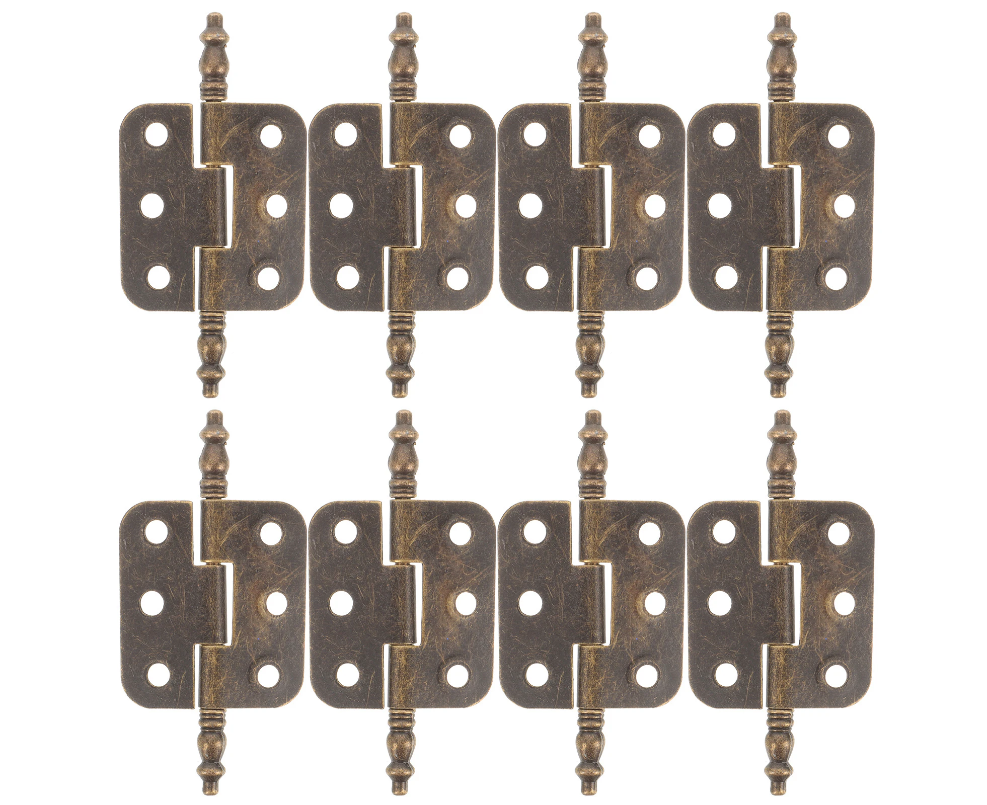 10pcs Vintage Door Hinges Decorative Hinges Antique Hinges for Cabinet Doors Dresser