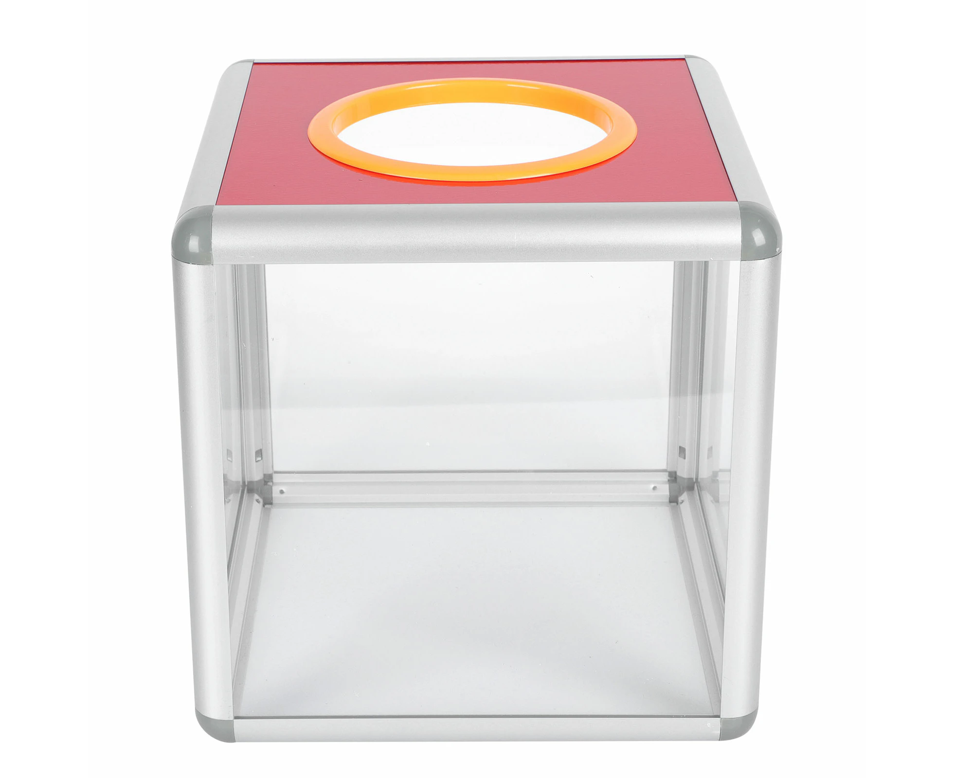 1Pc Transparent Annual Meeting Lottery Box Prank Simple Draw Box