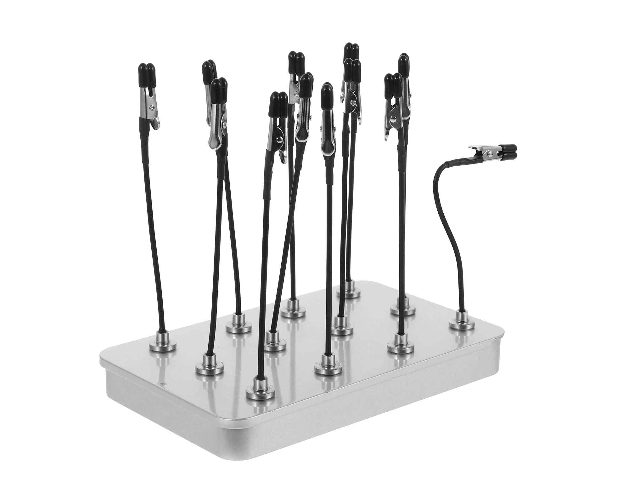 1 Set of Model Painting Stand Base Airbrush Crafts Painting Model Kit Coloring Clip