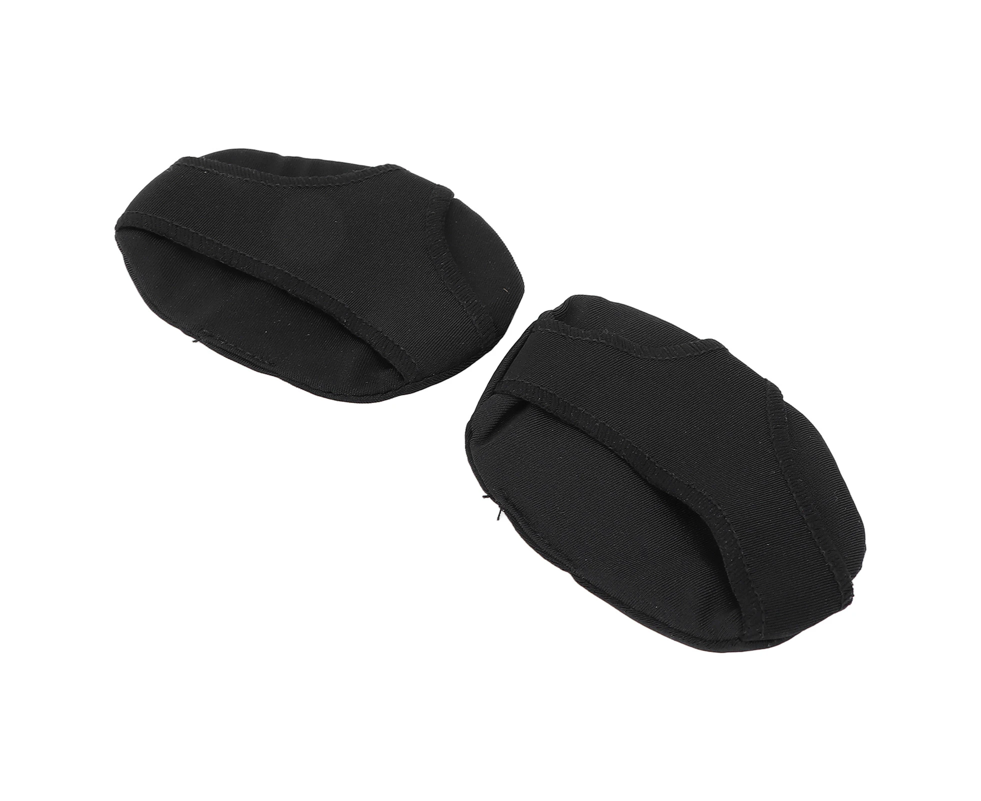 2024 Forefoot Shoe Inserts Fabric Foot Metatarsal Pads Massage Cushion for Foot Health Care Black