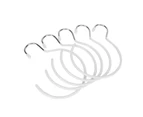 5pcs Hook Multipurpose Spa Beauty Salon Wardrobe Closet Hanging Hook for Bathrobe Scarf BeltWhite