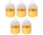 2024 5pcs Hanging Sponge Cosmetic Holder Detachable Portable Dust Proof Cosmetic Storage Drying Case