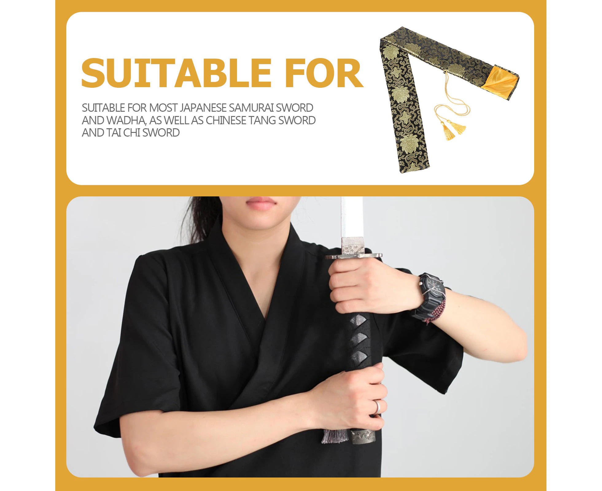 Tai Chi-sword Receive Bag Durable Storage Holder Swords Protective Cover