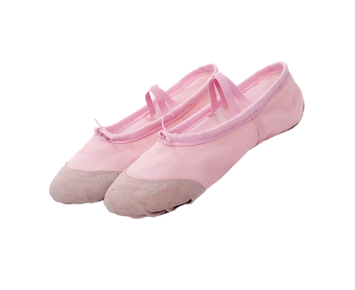 1 Pair of Ballet Shoes Lightweight Anti-slip Dancing Shoes Yoga Shoes for Kids (Pink)