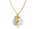 Seahorse & Shell Pendant Necklace