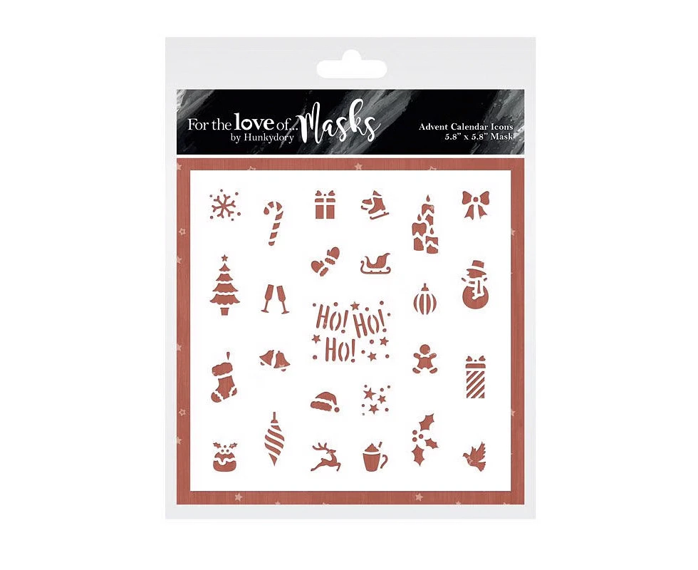 Hunkydory For the Love of Masks - Advent Calendar Numbers