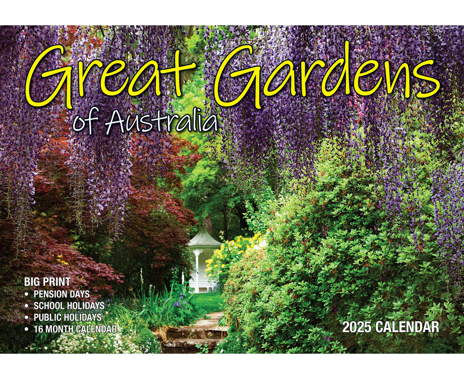 2025 Calendar Big Print Great Gardens Wall Bartel BP560