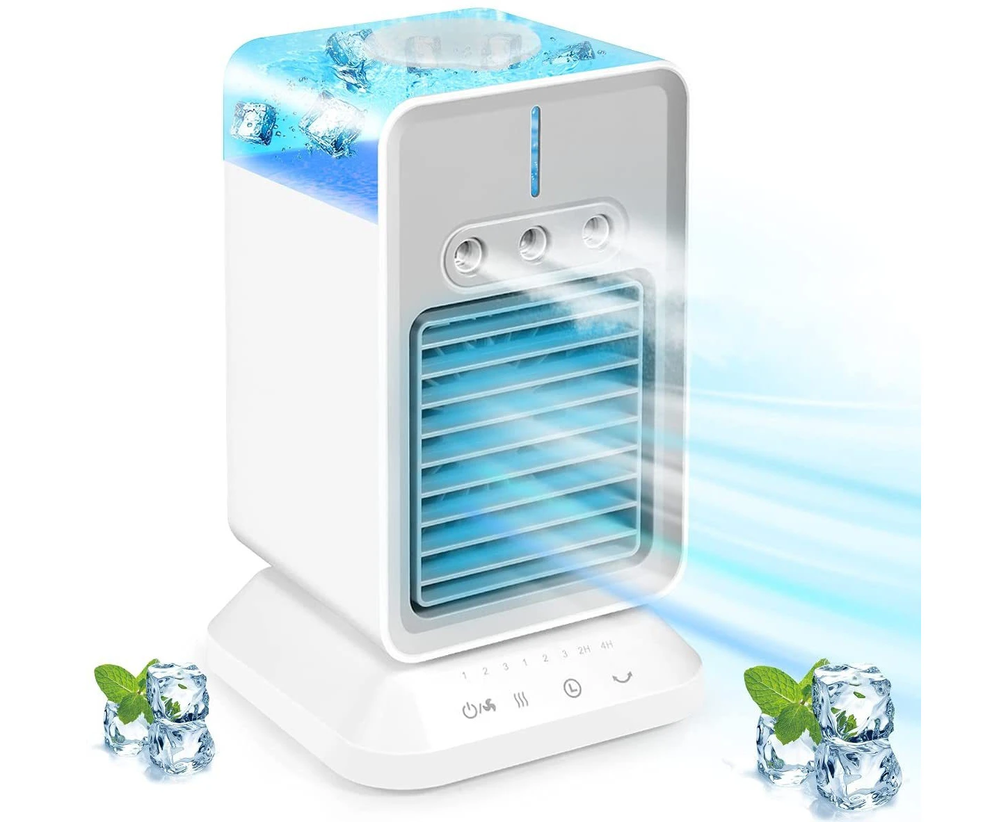 Desktop Air Cooler Portable Air Cooler Room Humidifier Usb Quiet Cooling Fan Air Conditioner