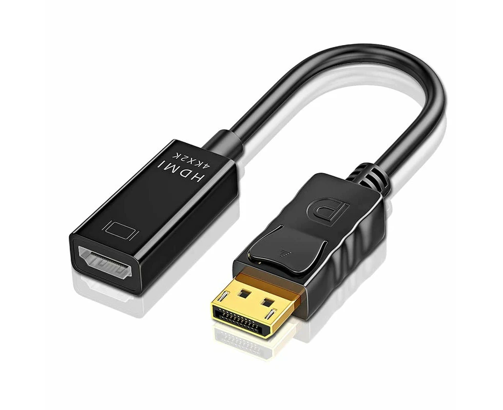 Dark Player DP Active Male DisplayPort to Female HDMI Adapter 4K HDR | 25cm