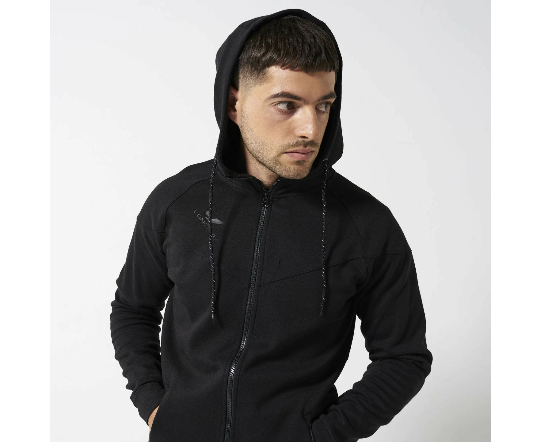 Concave Hoodie - Black/Black