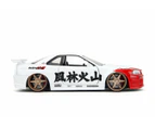 Street Fighter 2002 Nissan Skyline GTR R34 1:24 Scale Vehicle with Ryu Figure