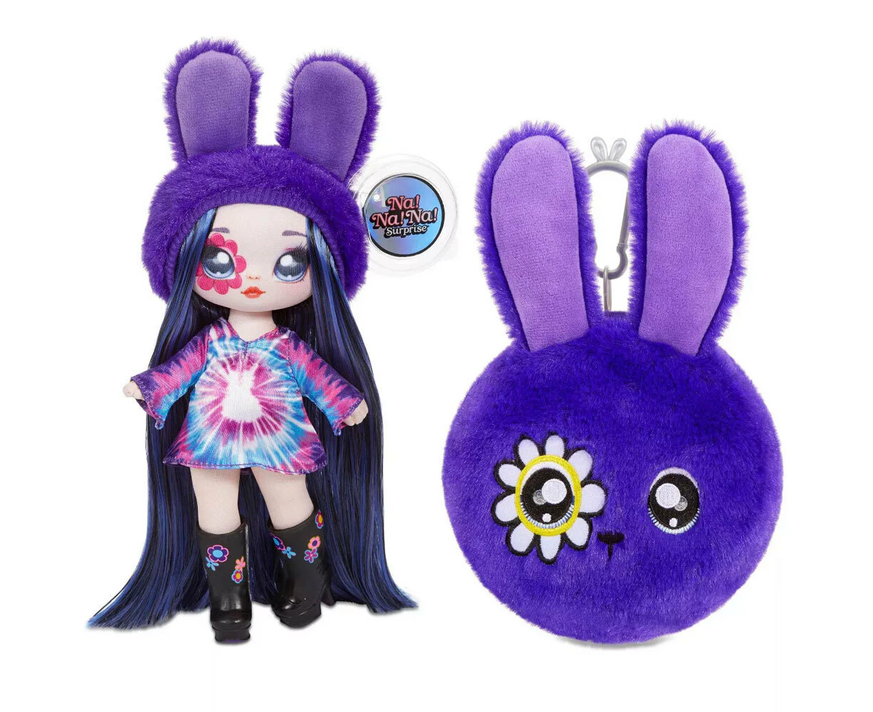 Na! Na! Na! Surprise 2 In 1 Pom Fashion Doll S4 Melanie Mod w/ Bunny Plush Purse