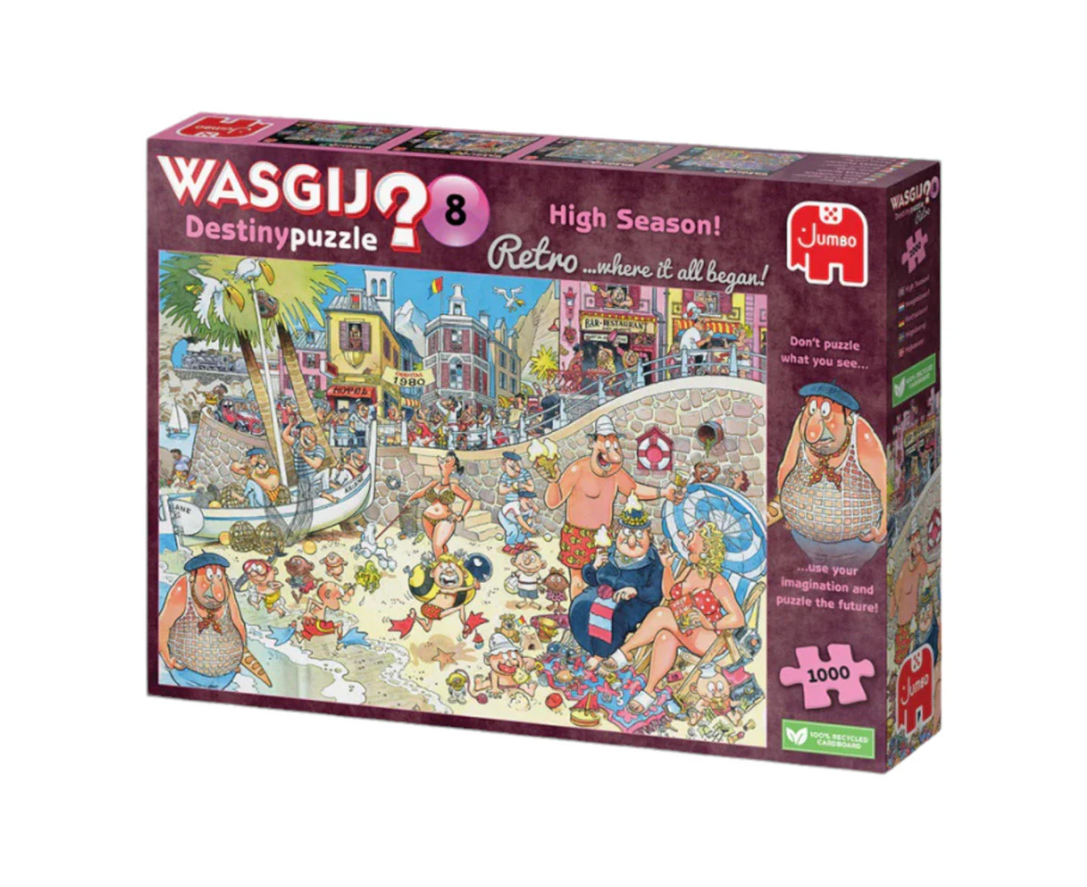 Wasgij Retro Destiny #8 High Season 1000pc Jigsaw Puzzle