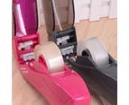 Automatic Tape Dispenser for Arts Craft Christmas Present Wrapping-Rose Red