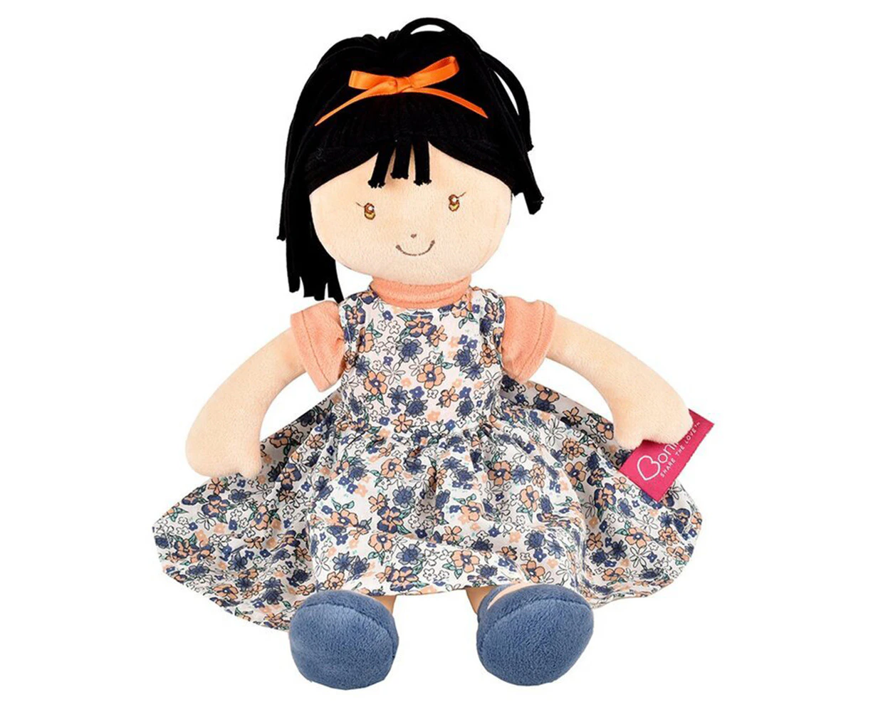 Bonikka Tammy Lu Doll Infant/Newborn 35cm Soft Plush Toy w/ Black Hair 0m+