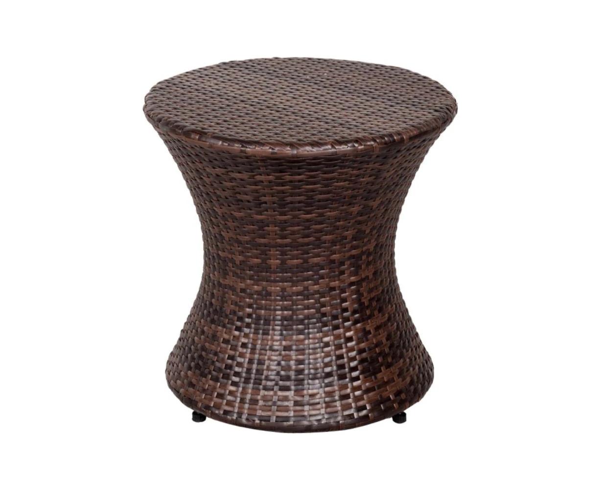 Hourglass Wicker Rattan Outdoor Table