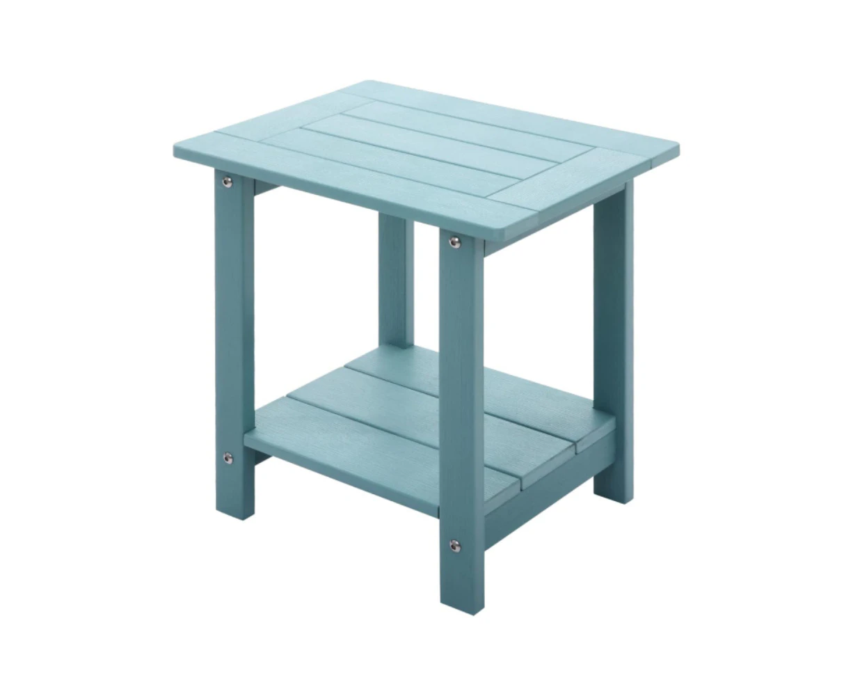 Polystyrene Weather Resistant Outdoor Table - Blue Green