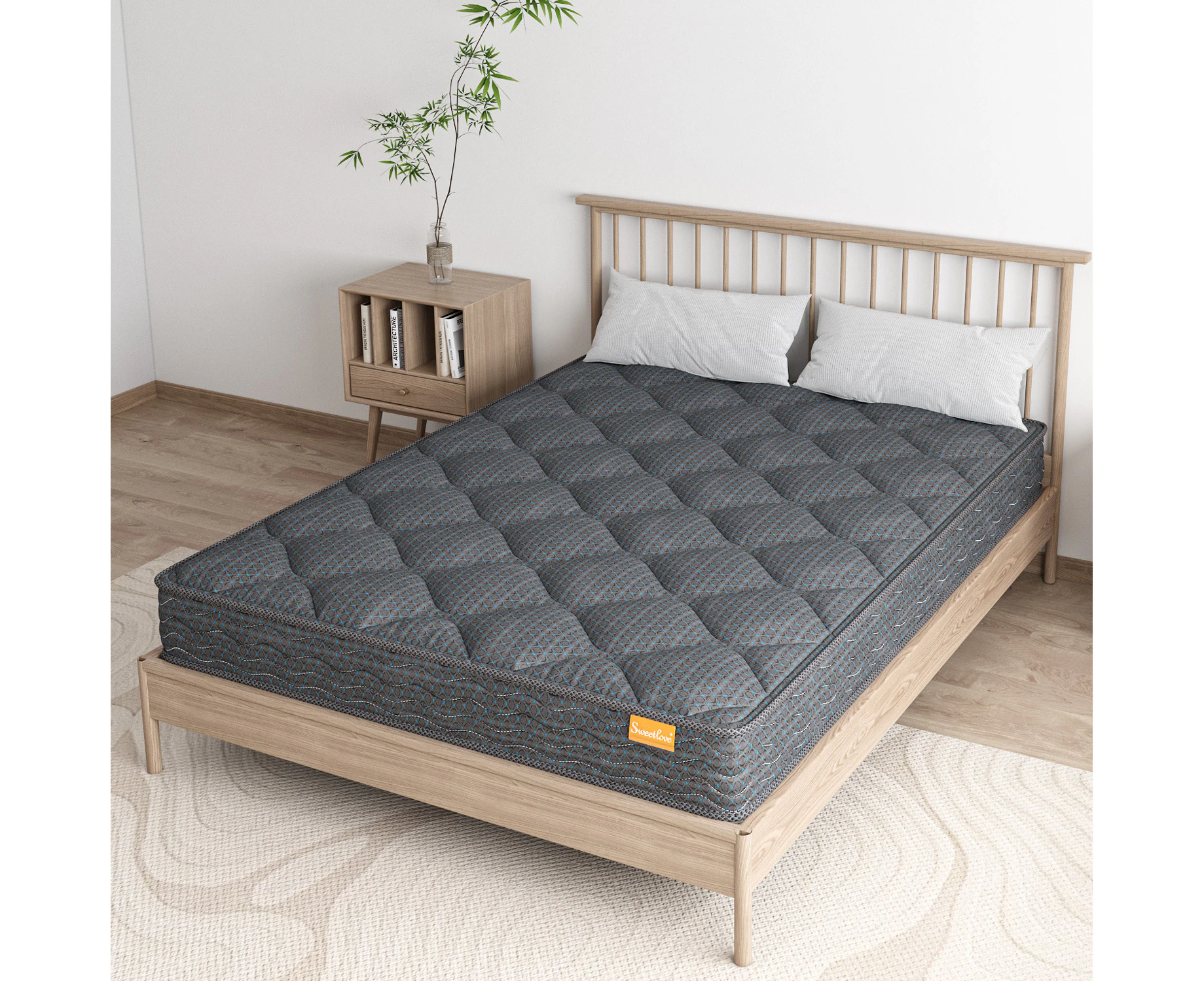 Sweetlove Mattress Queen Double King Single Bed Medium Firm Foam Bonnell Spring