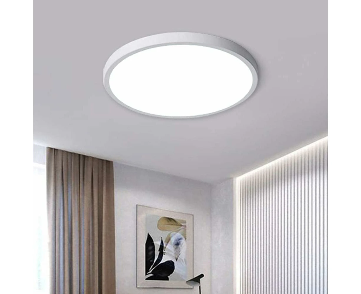 Modern 38W LED Ceiling Light,40CM Super Bright Flush Mount Ceiling Light Fixture,6500K/Cool White Ceiling Lamp for Bedroom Living Dining Room Kitchen