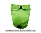 XS S M L XL XXL 1 Pc Dog Nappy Pants Reusable Pet Hygiene Diapers Sanitary Pants Washable Underpants Quick Drying Reusable Adjustable Green - Green