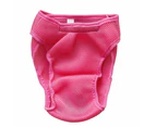 XS S M L XL XXL 1 Pc Dog Nappy Pants Reusable Pet Hygiene Diapers Sanitary Pants Washable Underpants Quick Drying Reusable Adjustable Pink - Pink