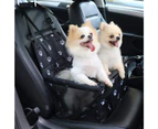 Pet reinforced car booster seat, portable breathable bag for dogs and cats, dog carrier with harness