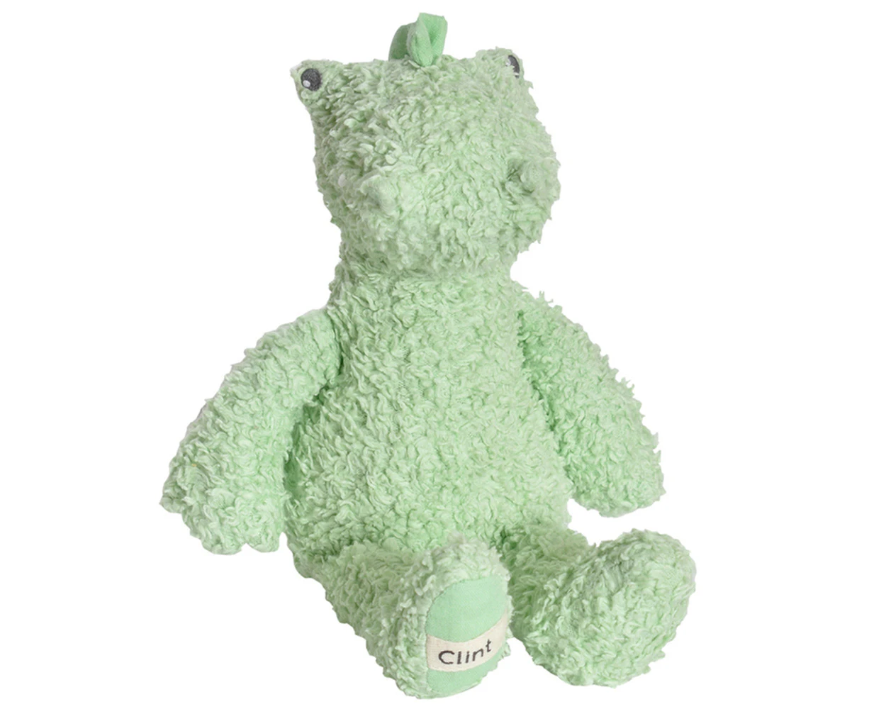 Tikiri Clint The Crocodile Organic Plush Kids/Children 32cm Soft Toy 0m+ GRN