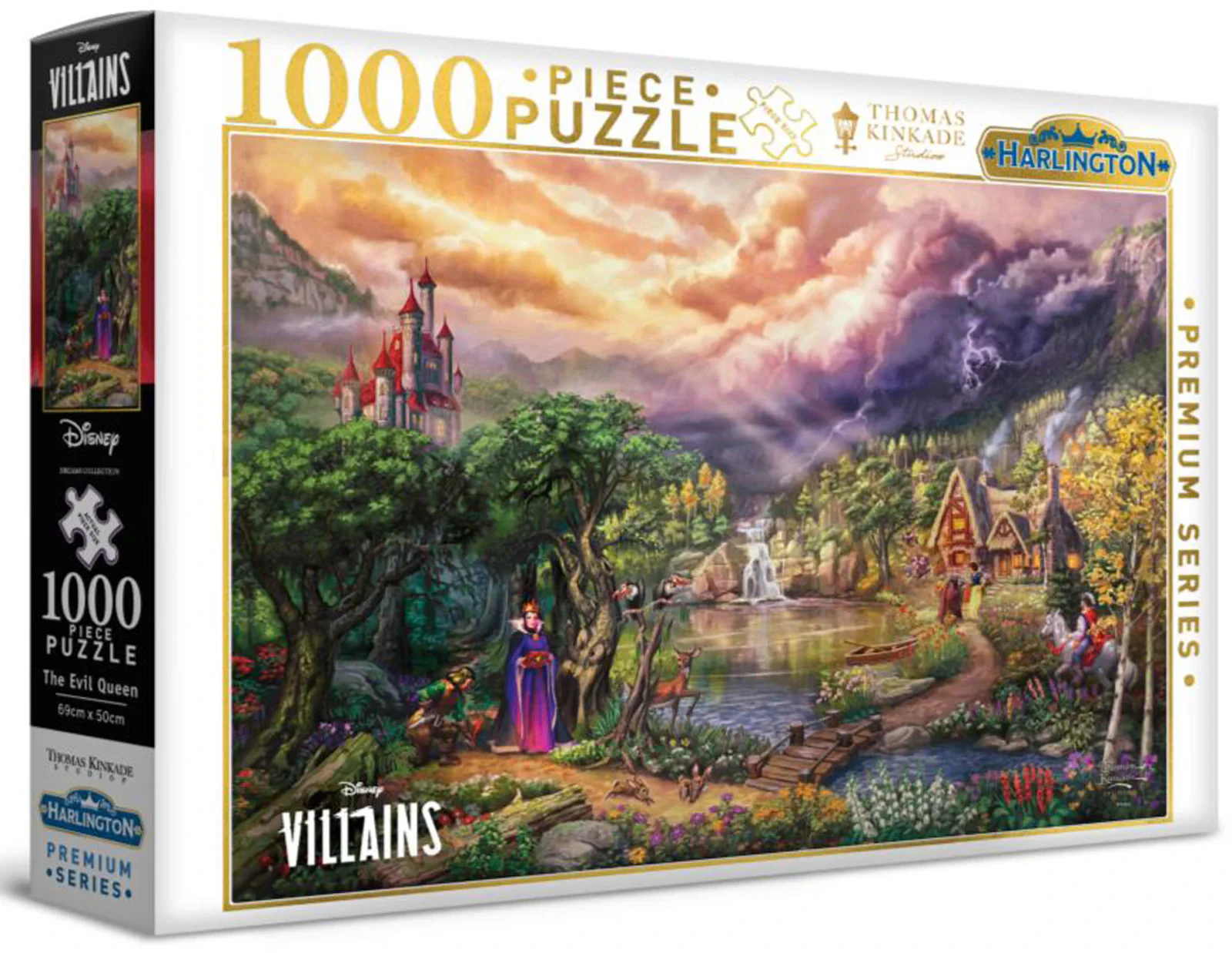 Harlington - Thomas Kinkade Disney Villains - The Evil Queen Puzzle 1000pc