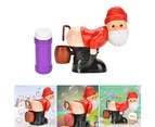 Christmas Santa Fart Bubble Maker Santa Toy for Kids Holiday House Decoration - Santa Bubble Machine