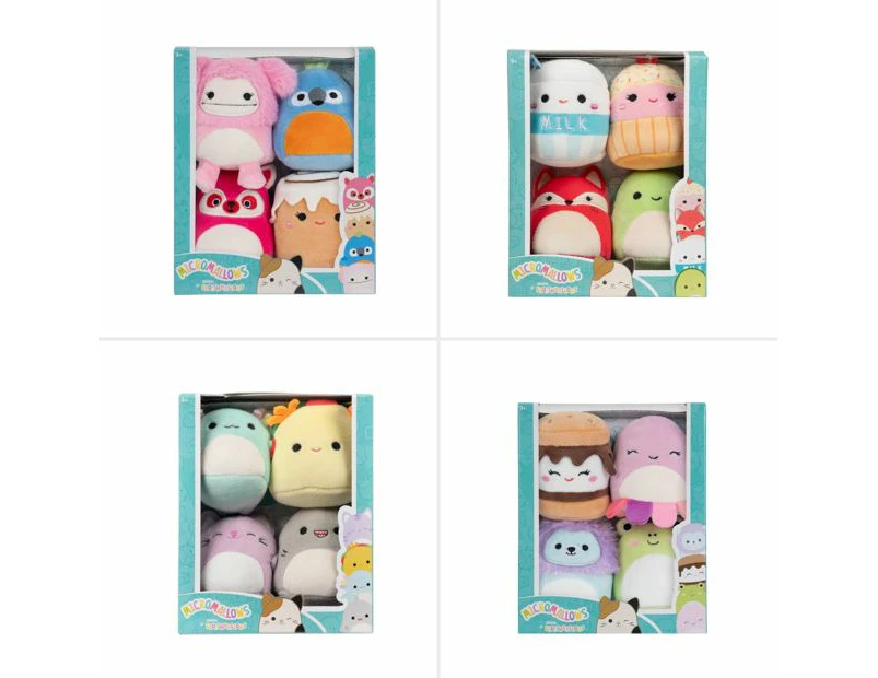 Squishmallows Micromallows 4 Pack - Assorted*