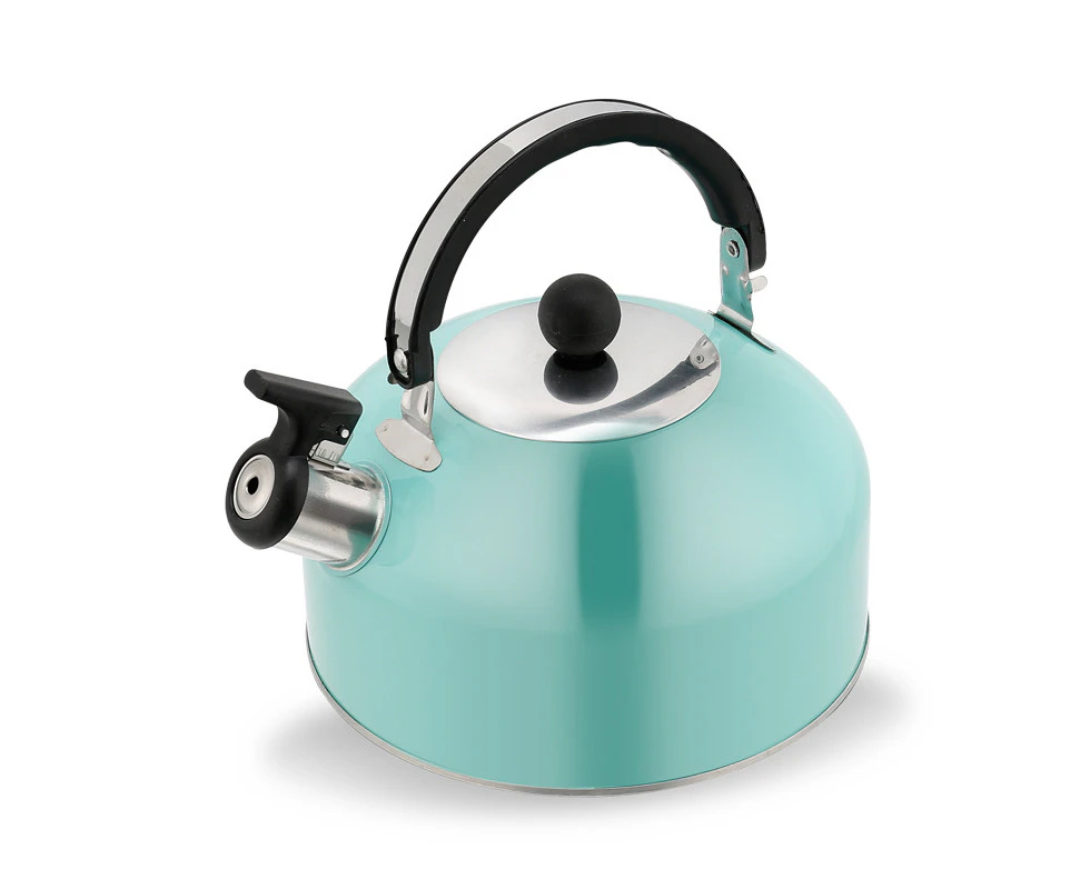 3L Whistling Tea Kettle Flat Bottom Kettle Stainless Steel Tea Kettle Tea Hot