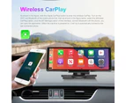 10.26 inch Portable Carplay Screen with Adjustable 4K Front 1080P Rear Camera, 64G TF Card, Carplay Screen for car