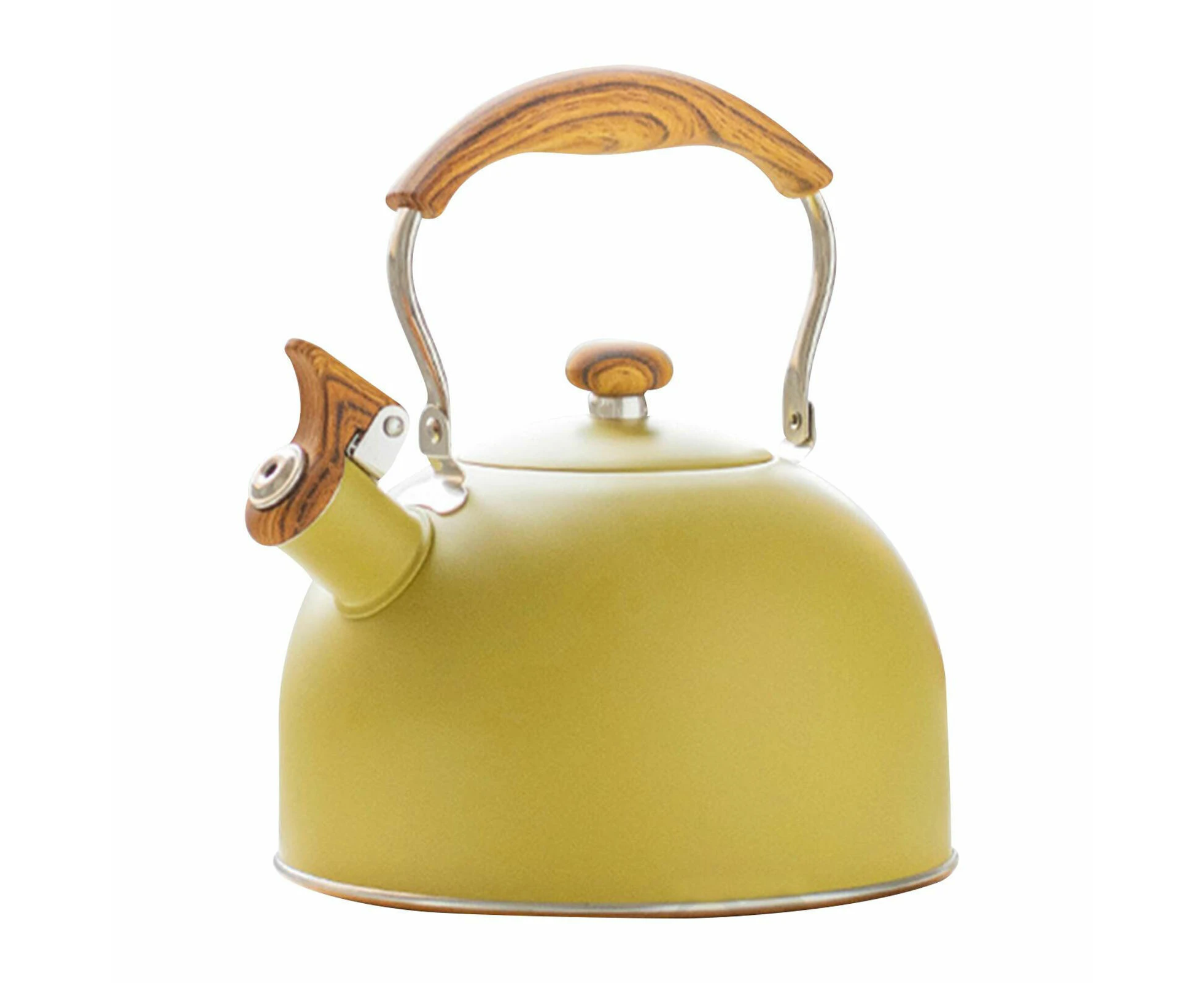 Stove Top Whistling Fancy Tea Kettle Retro 2.5L Stainless Steel Tea Kettle